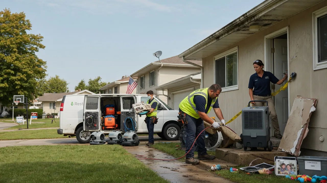 Water Damage Restoration in Bristow, IN near me
